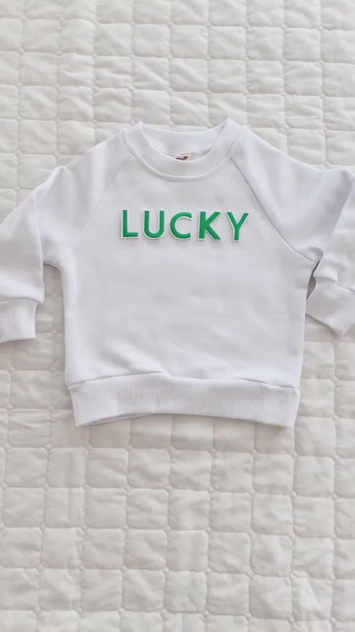 St Patty's Day Sweatshirt, First St Patricks day, Irish Baby Shirt, Irish Baby, Lucky Baby Romper, St. Patrick's Day Shirt, Irish Baby