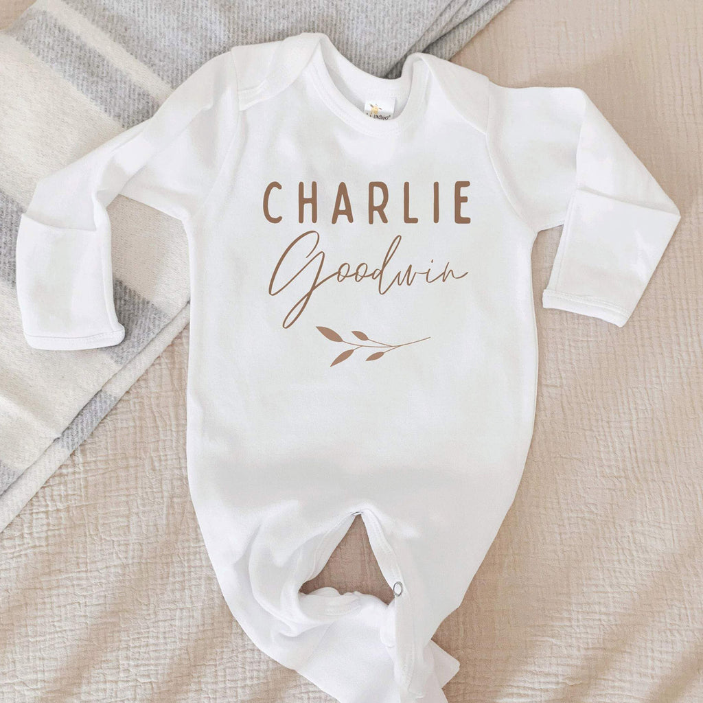 personalized coming home outfit, custom bodysuit, newborn baby bodysuit, take home outfits, baby girl clothes, birth announcement, baby shower gift, new baby, big sister shirt, big brother shirt
