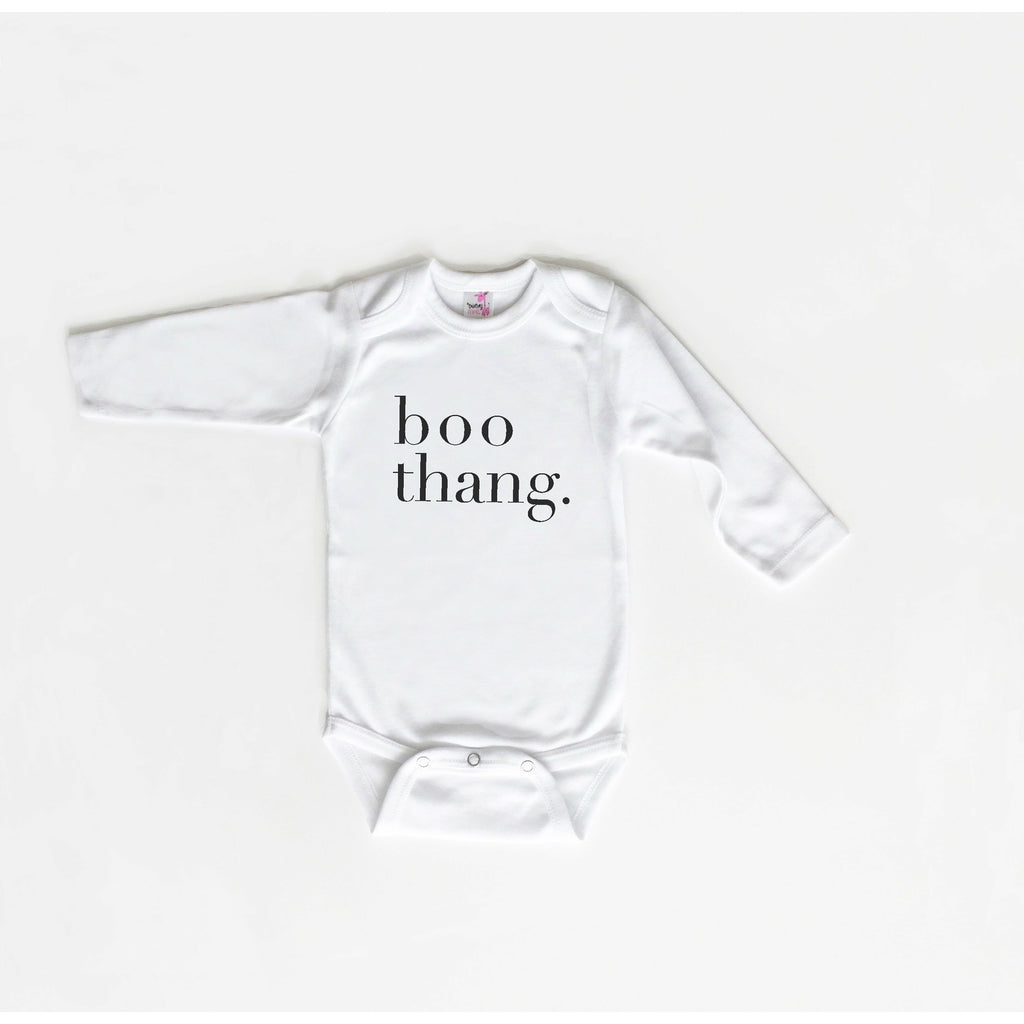 Boo Thang, Halloween Baby, Halloween Outfit, Baby Gift, Monochrome, Baby Gift, Halloween Baby Shirt