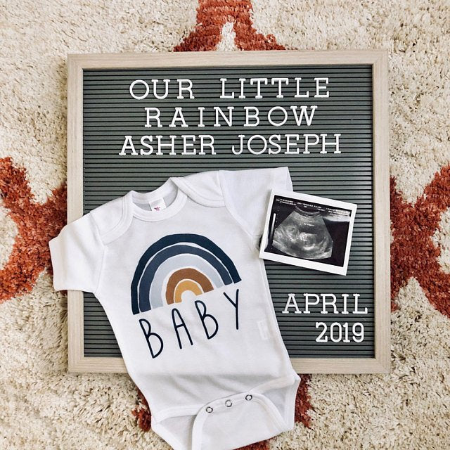 Rainbow Baby Outfit Celebrate Every Color of Joy Little Fruit Tree