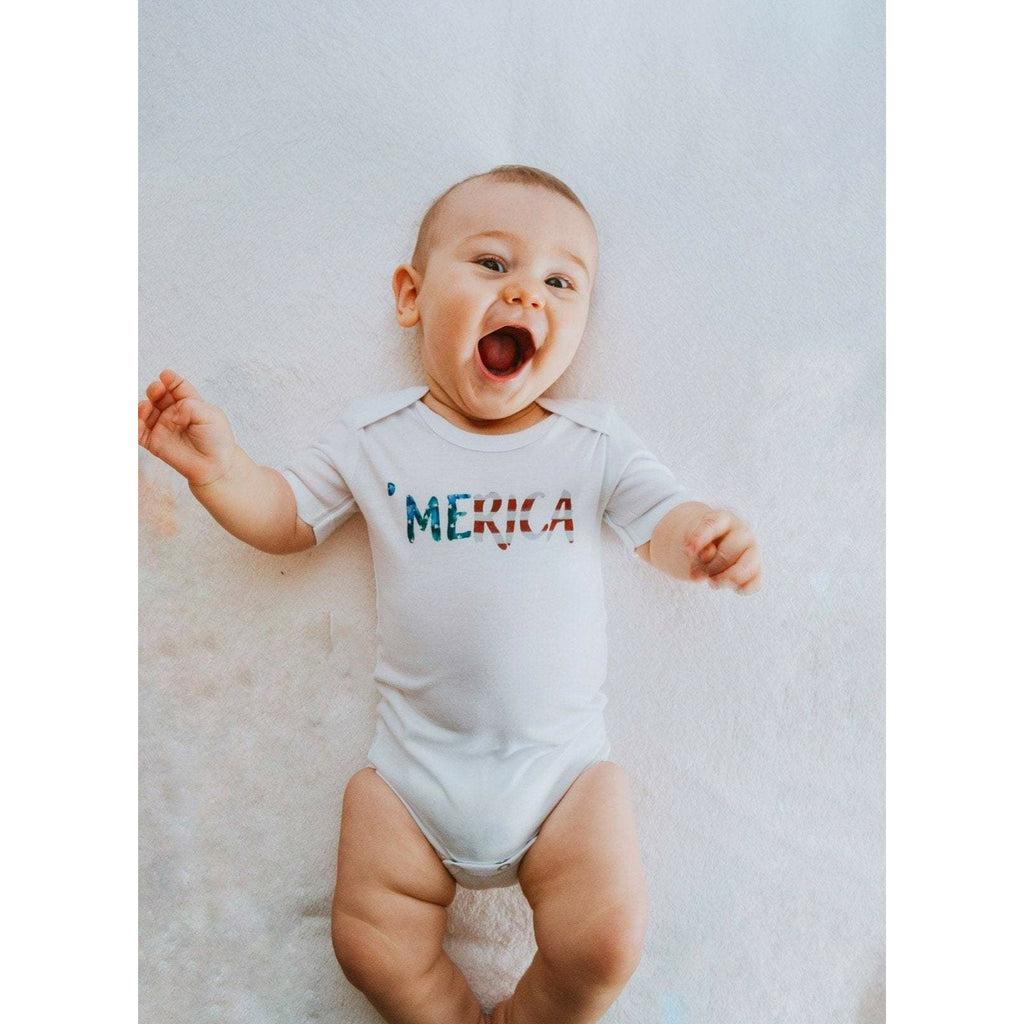 Fouth Of July Baby Shirt, Merica, America, July Fourth, July 4thshirt, Patriotic Baby, Baby Bodysuit, July 4th Shirt, Matching Family Shirts