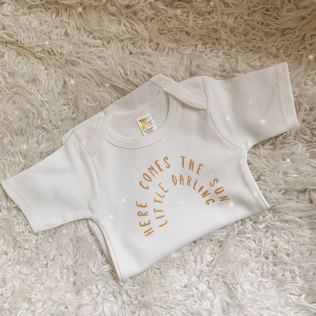 Here Comes The Sun Shirt, Mommy and Me Shirts,  Rainbow, Neutral, Here Comes The Sun, Mama Shirt, Matching Mommy and Me Shirts, Cotton