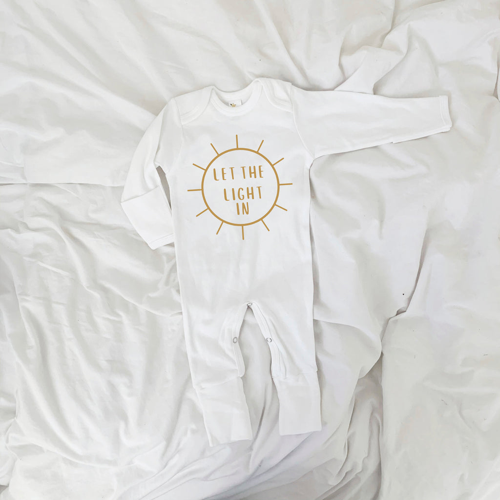 Sunshine Neutral Baby Outfit, Baby Bodysuit, Baby Gift, Sleep N Play, Baby Shower Gift, Gender Neutral Baby Gift, Baby Gift,