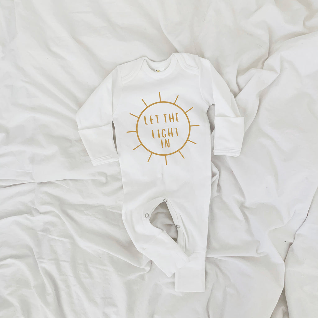 Sunshine Neutral Baby Outfit, Baby Bodysuit, Baby Gift, Sleep N Play, Baby Shower Gift, Gender Neutral Baby Gift, Baby Gift,