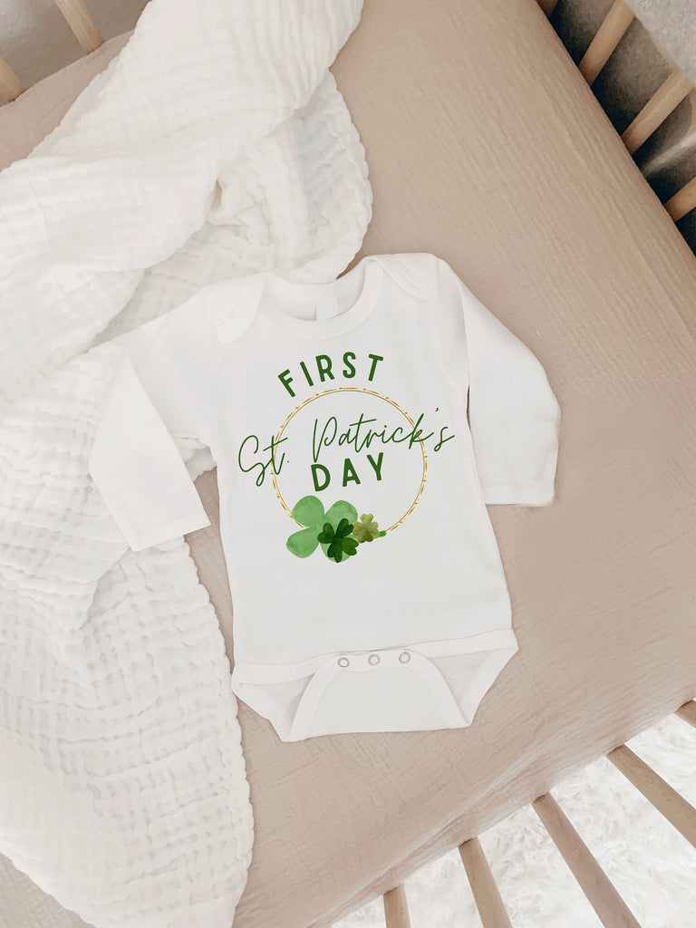 St Patty's Day Shirt baby, First St Patricks day, Irish Baby Shirt, Irish Baby, Lucky Baby Shirt, St. Patrick's Day Shirt, Irish Baby