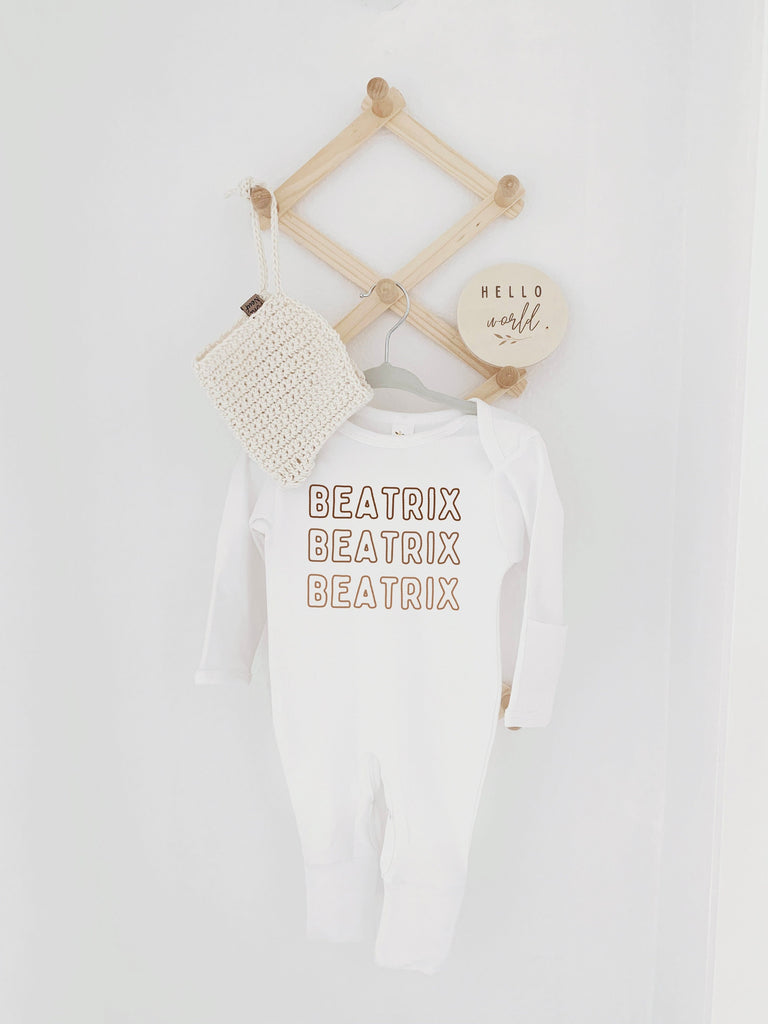 Neutral Baby Romper, Baby Name Baby Outfit, Neutral baby, Custom Baby Romper, Custom Baby Gift, baby Name Clothes