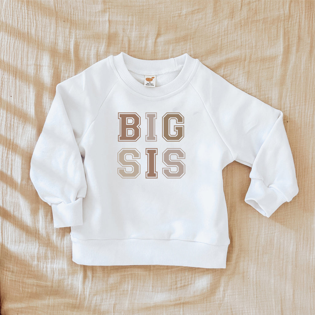 Neutral Baby Romper, Sibling Sweatshirts, Big Sis, Big Bro, Lil Sis, Lil Bro, Matching Sibling Sweatshirts, Neutral Toddler Sweatshirt