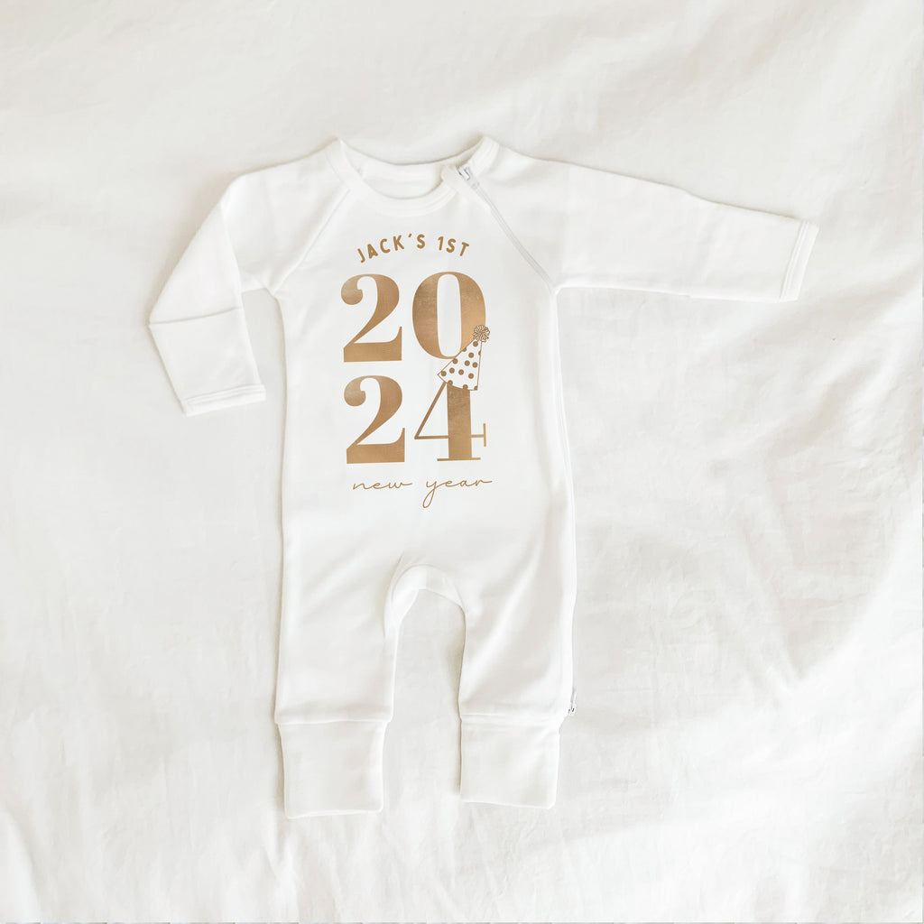 First New Years 2024 Baby Outfit
