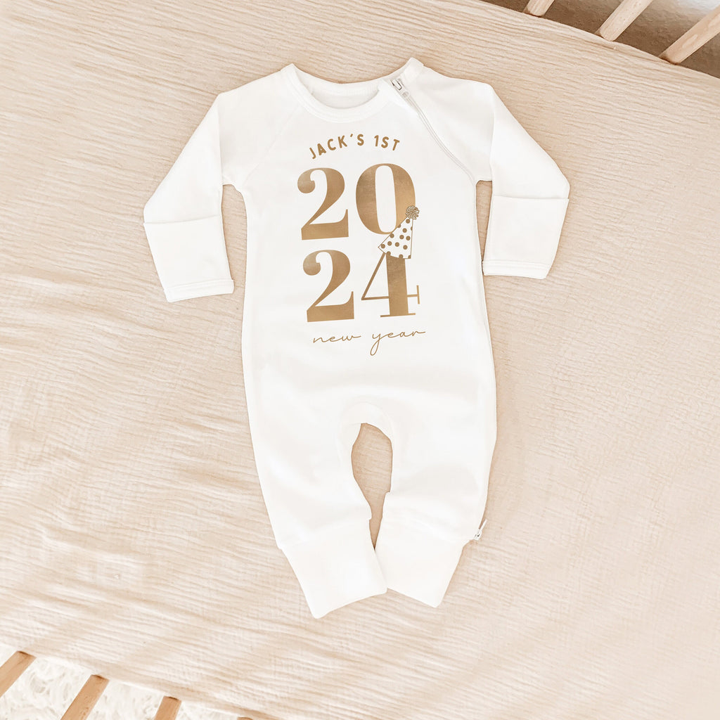 First New Years 2024 Baby Outfit