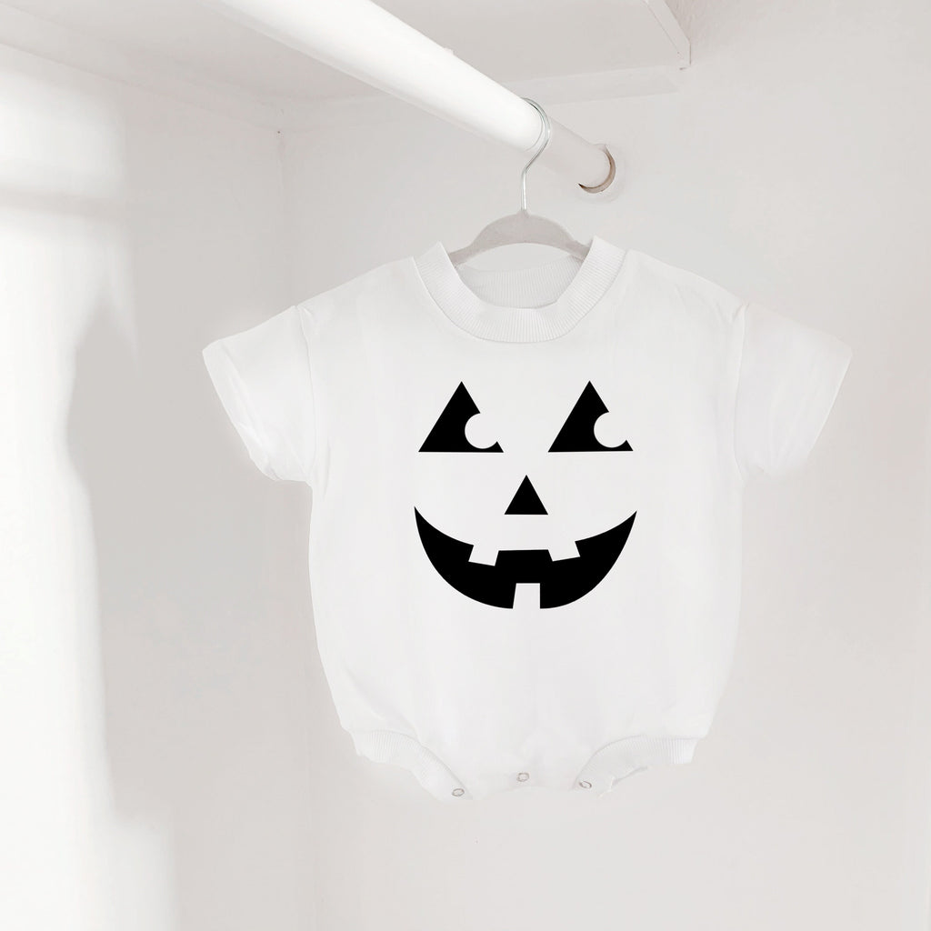 First Halloween Baby Outfit, Baby First Halloween, Jack O Lantern, Bubble Romper, Baby Sweatshirt Romper, Pupkin, Bubble romper, Neutral